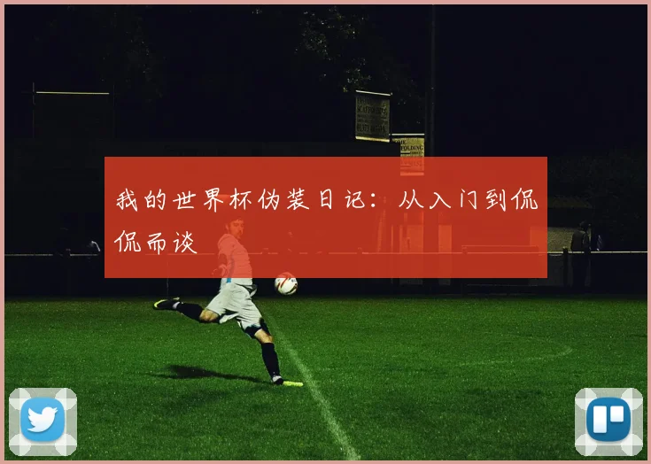 我的世界杯伪装日记：从入门到侃侃而谈